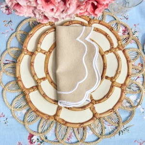 Online Petal Bamboo Starter Plate (Set Of 4) Bamboo Crockery