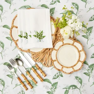 Online Petal Bamboo Starter Plate (Set Of 4) Bamboo Crockery