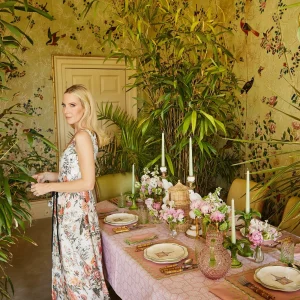 Online Pink & Green Pagoda Starter Plate Starter Plates