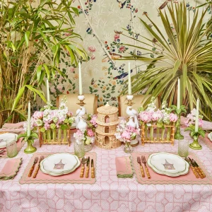 Online Pink & Green Pagoda Starter Plate Starter Plates