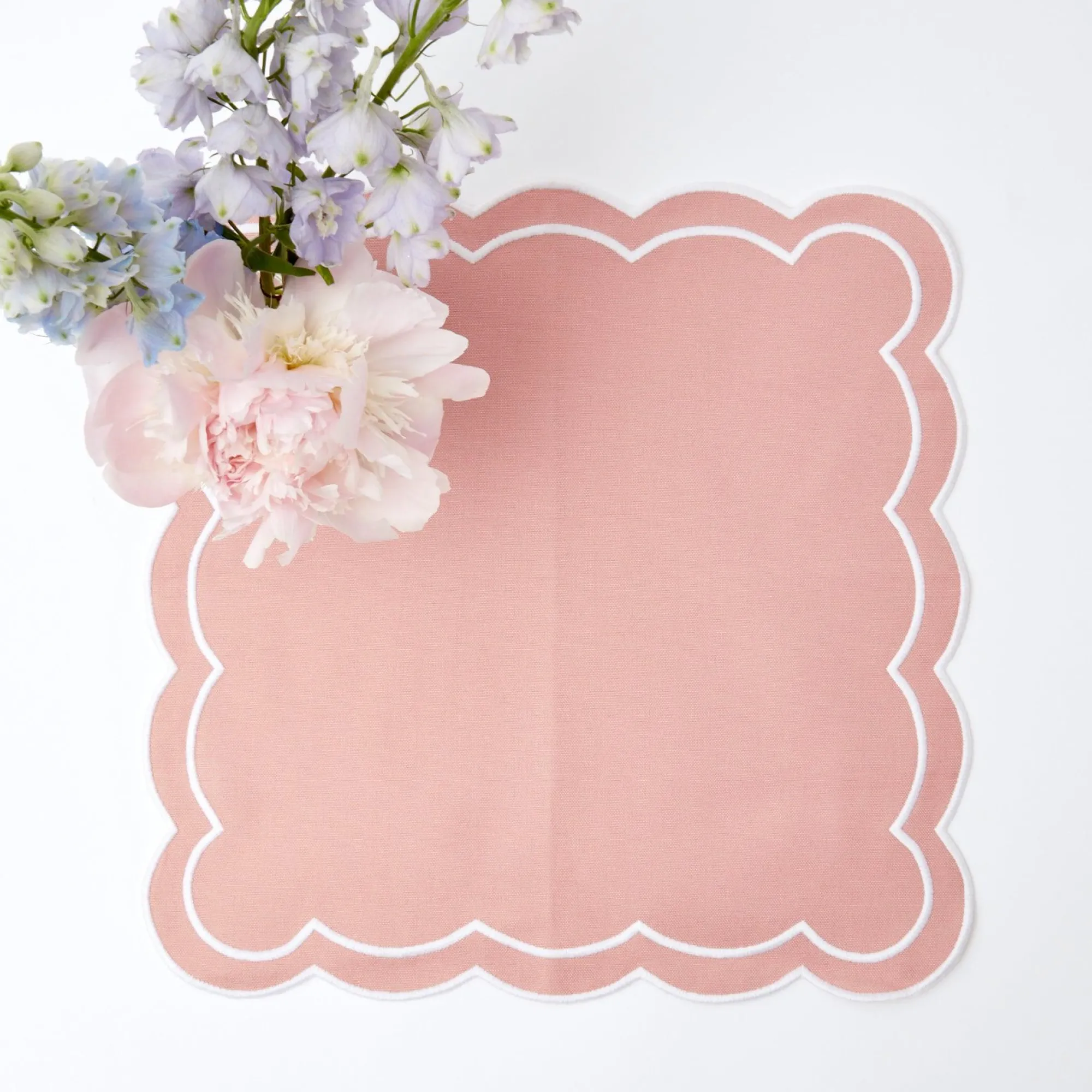 pink_applique_placemats___12.webp Store Pink Applique Placemats & Napkins (Set Of 4) Table Linen Sets