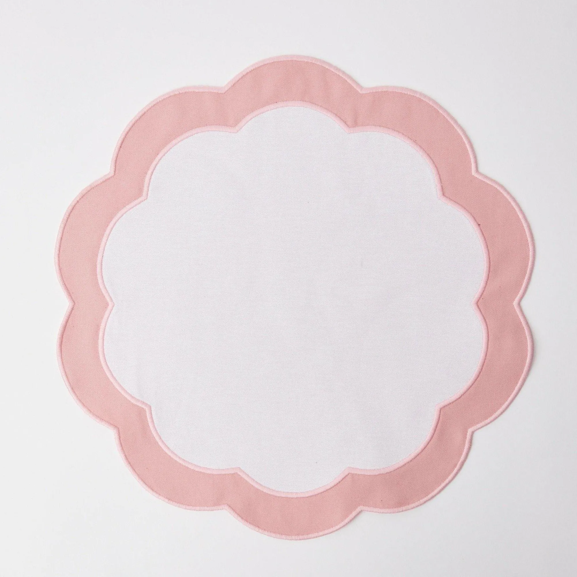 pink_applique_placemats___8.webp Store Pink Applique Placemats & Napkins (Set Of 4) Table Linen Sets