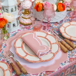 Store Pink Applique Placemats (Set Of 4) Placemats