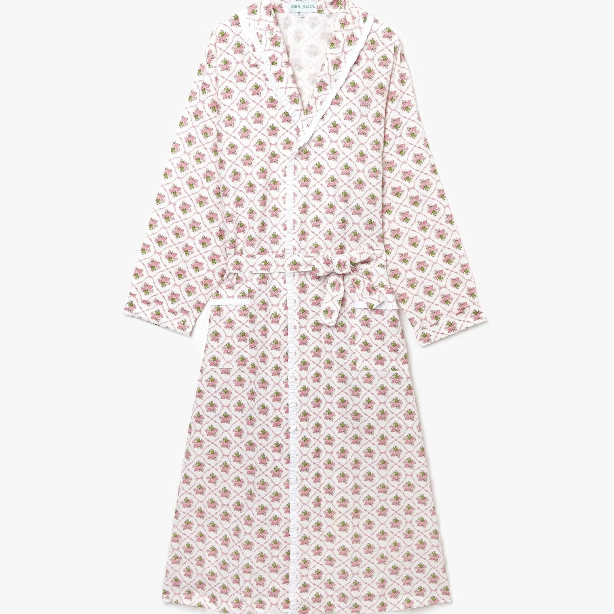 pink_bouquet_dressing_gow_0-1.webp Online Pink Bouquet Dressing Gown Aprons & Robes