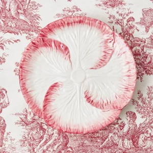 Flash Sale Pink Capri Lettuce Dinner Plate (Set Of 4) Dinner Plates