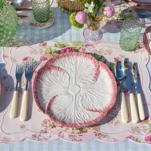 Discount Pink Capri Lettuce Dinner Plate Dinner Plates