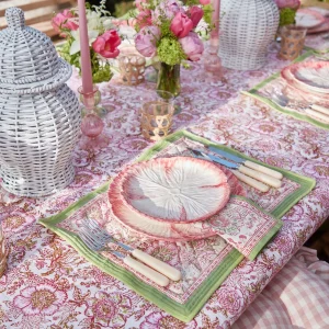 Online Pink Capri Lettuce Starter Plate (Set Of 4) Crockery Sets