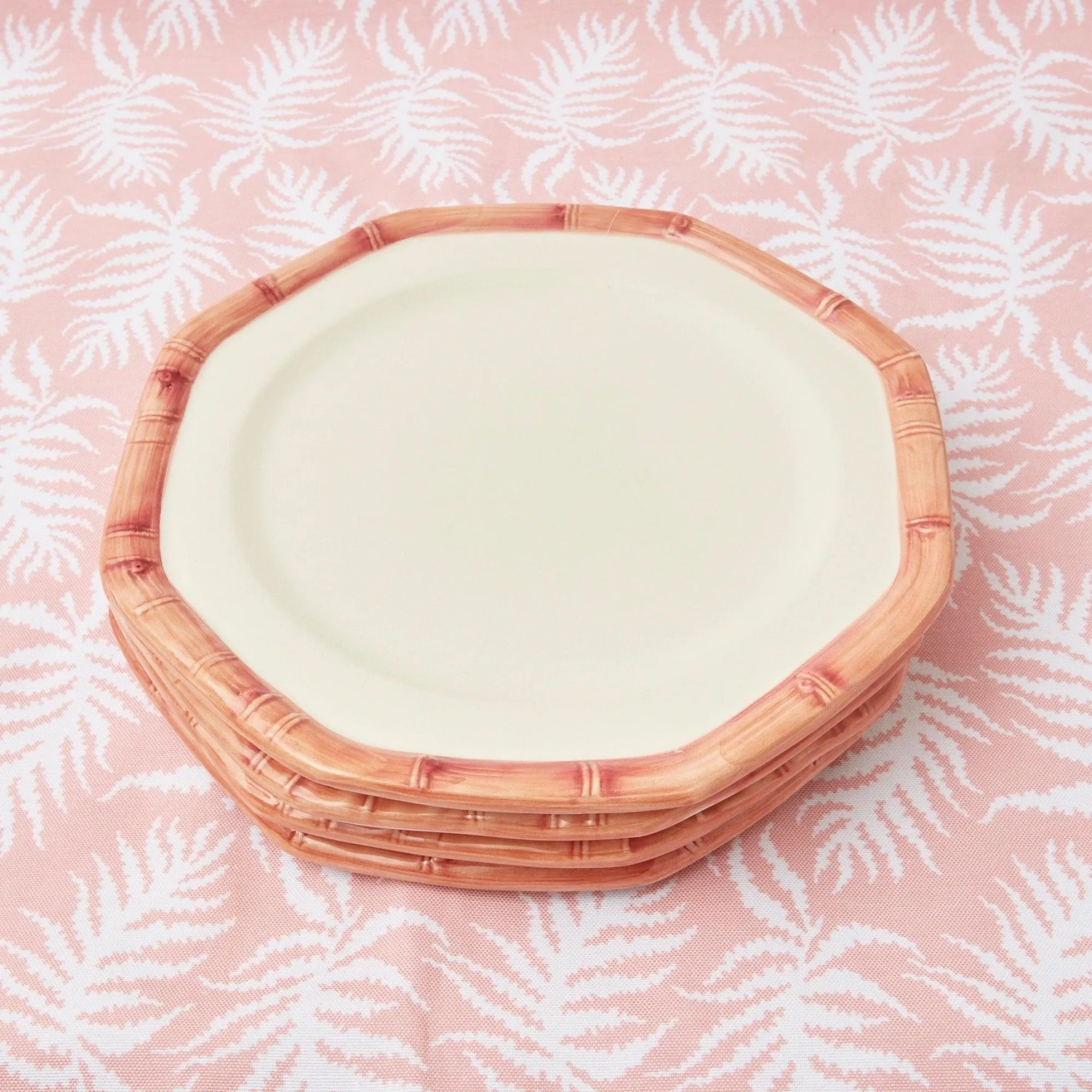 pink_geometric_bamboo_din_17-3.webp Cheap Pink Geometric Bamboo Dinner Plate Dinner Plates