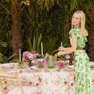 Best Sale Pink Geometric Bamboo Starter Plate (Set Of 4) Crockery Sets