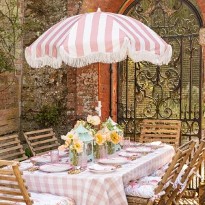 Flash Sale Pink Gingham Tablecloth Tablecloths