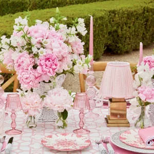 Clearance Pink Lotus Lampshade Lamps & Lighting