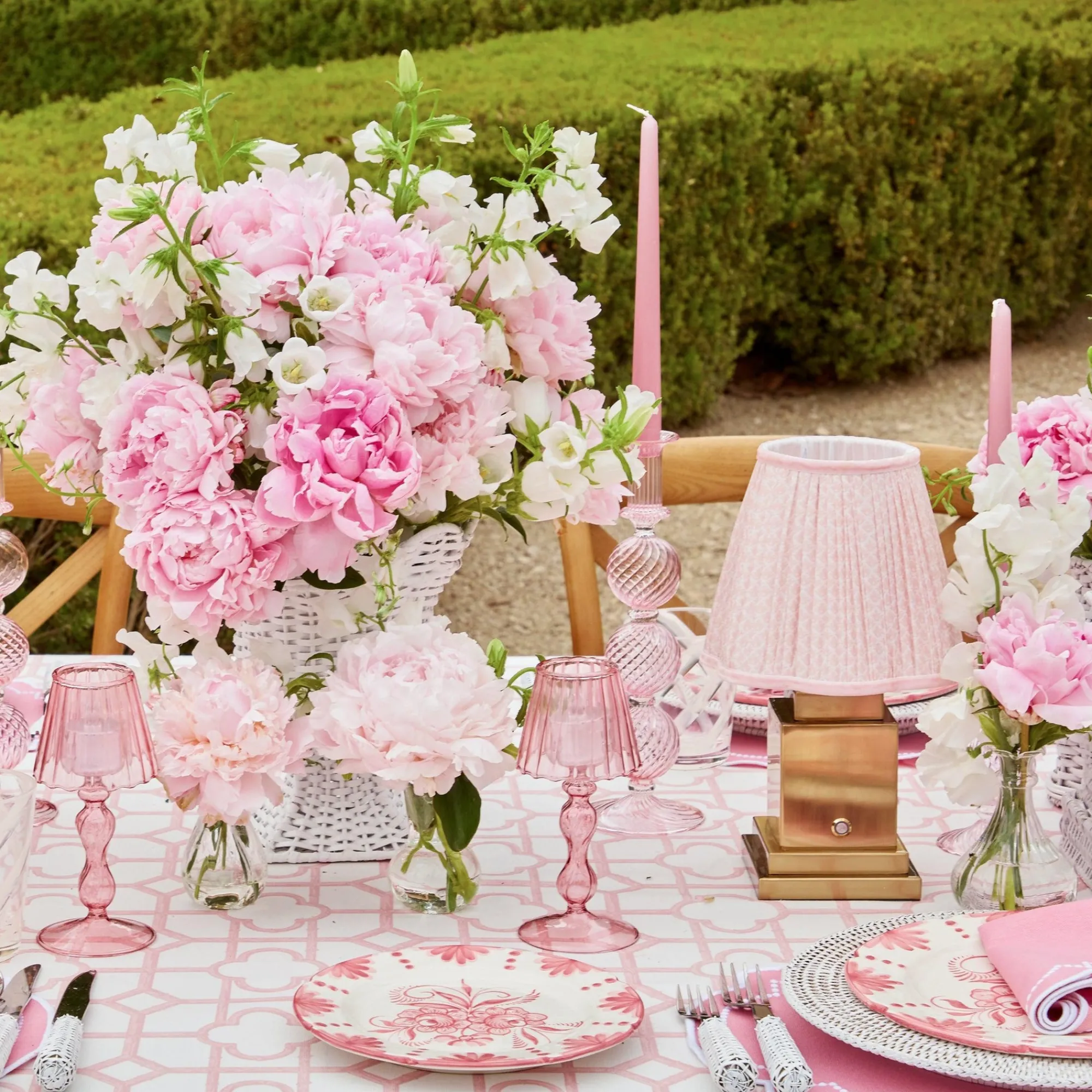 pink_lotus_lampshade_4.webp Clearance Pink Lotus Lampshade Lamps & Lighting