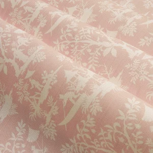 Online Pink Pagoda Garden Fabric Serena Fresson Fabrics