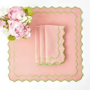 Shop Pink Penelope Napkins (Set Of 4) Napkins