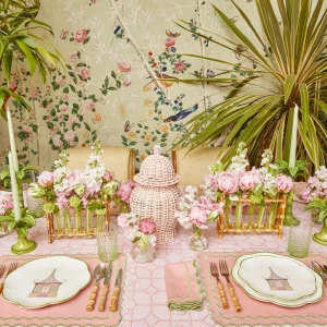 Shop Pink Penelope Napkins (Set Of 4) Napkins