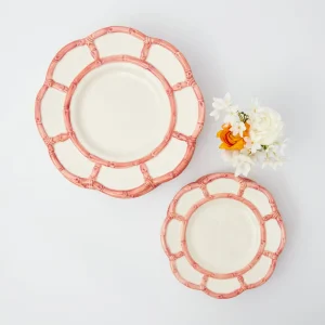 New Pink Petal Bamboo Dinner Plate Dinner Plates