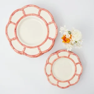 Flash Sale Pink Petal Bamboo Starter Plate Starter Plates