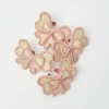 Store Pink Rattan Napkin Bow (Set Of 4) Napkin Rings, Bows & Wreaths