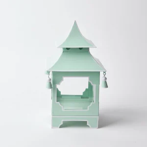 Best Sale Pistachio Green Pagoda Lantern Candle Holders
