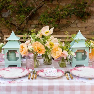 Best Sale Pistachio Green Pagoda Lantern Candle Holders