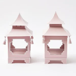 Best Sale Powder Pink Pagoda Lantern Pagodas & Lanterns
