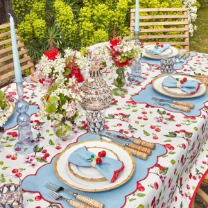 Shop Raffia Cherry Napkin Holders (Set Of 4) Napkin Rings, Bows & Wreaths