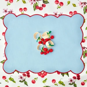 Shop Raffia Cherry Napkin Holders (Set Of 4) Napkin Rings, Bows & Wreaths