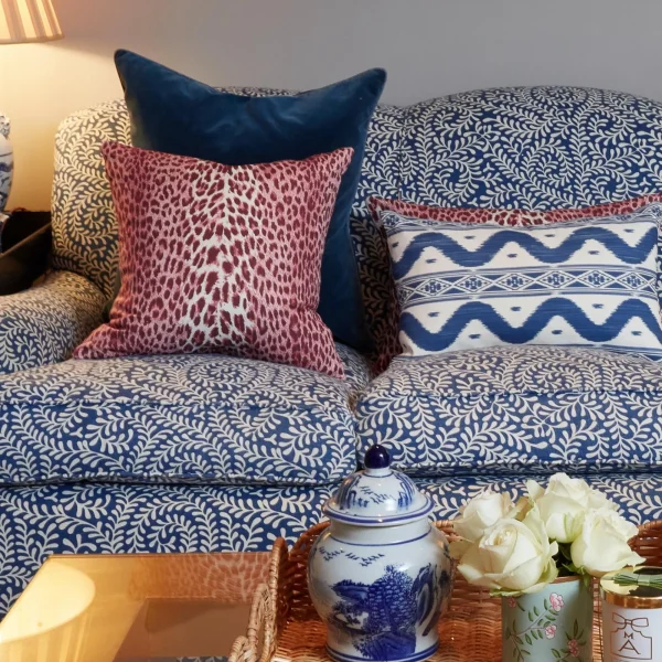 Best Sale Raspberry Pink Leopard Fabric Serena Fresson Fabrics ...