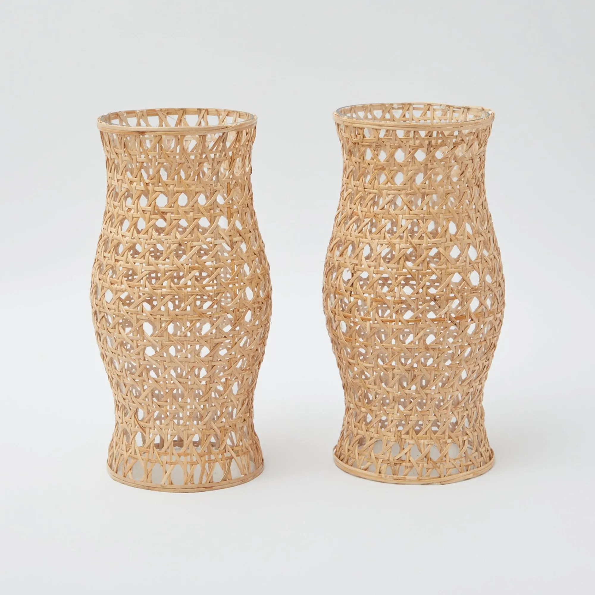 rattan_hurricane_lantern__0.webp Cheap Rattan Hurricane Lantern (Pair) Rattan Tableware