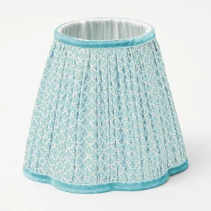 Discount Rechargeable Lamp With Baby Blue Lotus Lampshade Lamps & Lighting