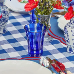 Online Royal Blue Positano Glasses (Set Of 4) Glasses