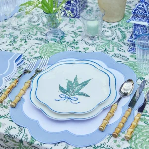 Clearance Scalloped Lily Of The Valley Starter Plate (Set Of 4) Crockery Sets