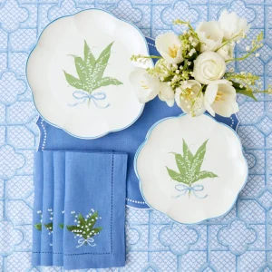 Clearance Scalloped Lily Of The Valley Starter Plate Starter Plates