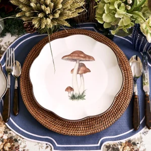 Best Sale Scalloped Mushroom Dinner Plate (Set Of 4) Crockery Sets