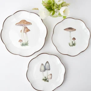 Best Sale Scalloped Mushroom Dinner Plate (Set Of 4) Crockery Sets