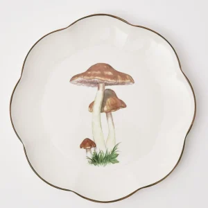 Best Sale Scalloped Mushroom Dinner Plate (Set Of 4) Crockery Sets