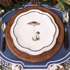 Store Scalloped Mushroom Starter Plates (Set Of 4) Starter Plates