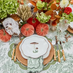 Clearance Scalloped Mushroom Starter Plate (Brown) Starter Plates