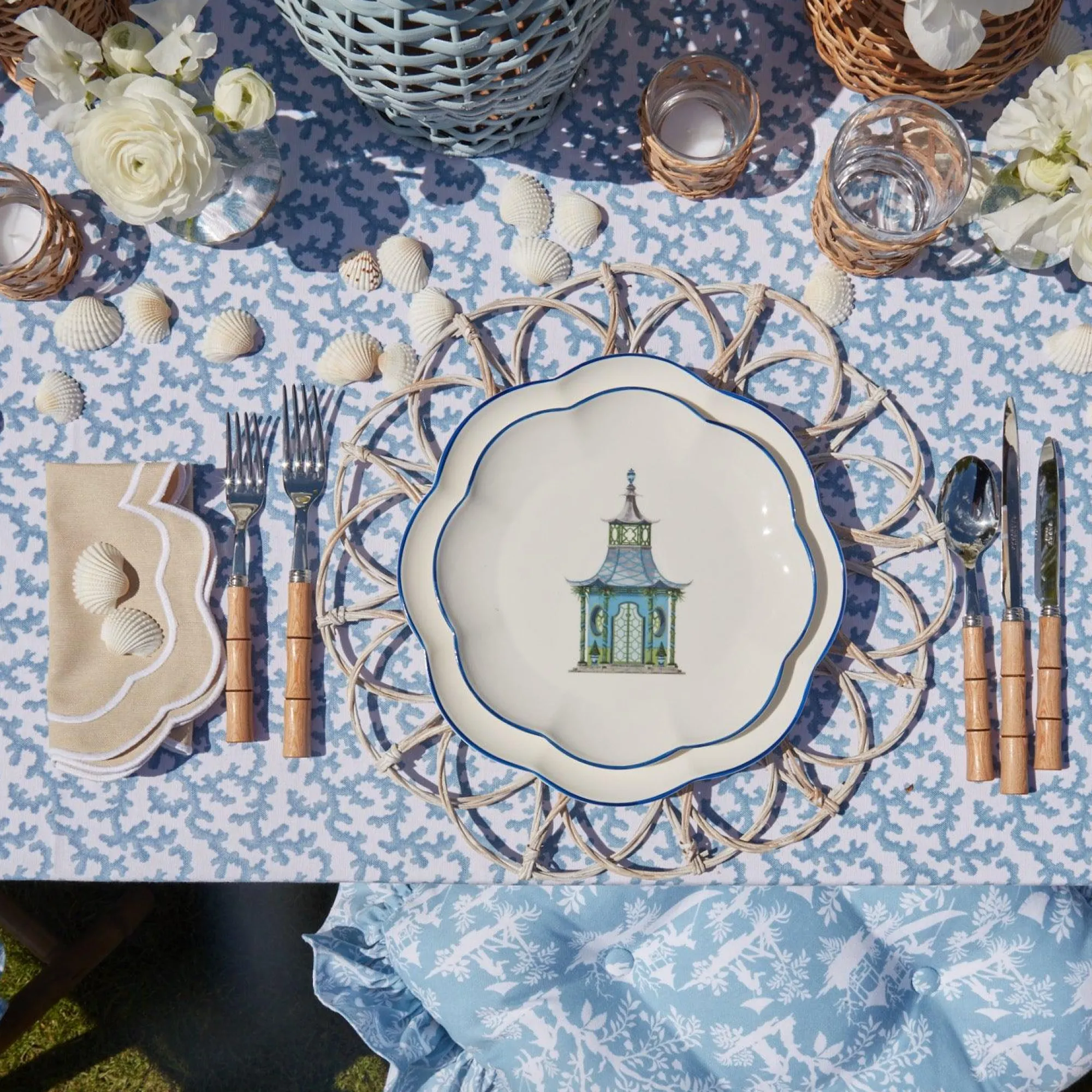 scalloped_pagoda_starter__13.webp Outlet Scalloped Pagoda Starter Plate (Set Of 4) Crockery Sets