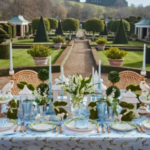 Shop Serena Applique Blue Napkins (Set Of 4) Napkins