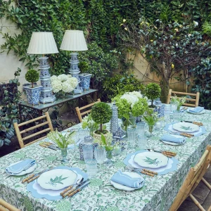 Shop Serena Applique Blue Napkins (Set Of 4) Napkins