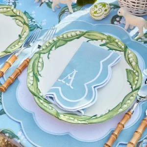 Shop Serena Applique Blue Napkins (Set Of 4) Napkins