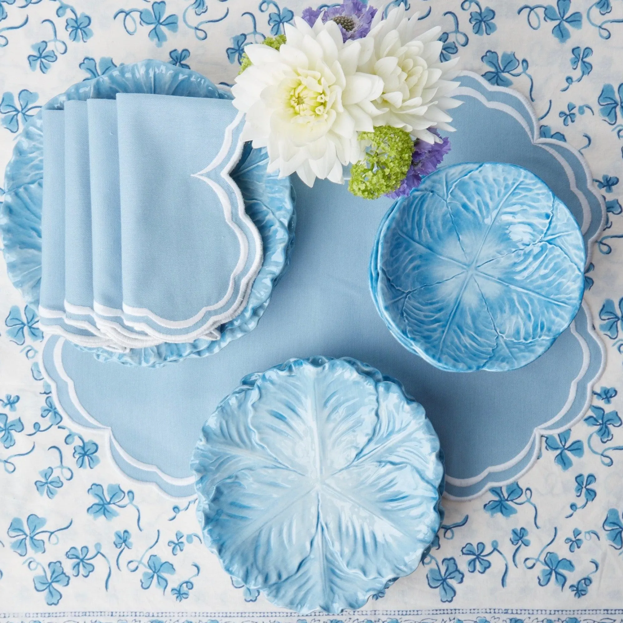 serena_cornflower_blue_pl_15.webp Online Serena Cornflower Blue Placemats (Set Of 4) Placemats