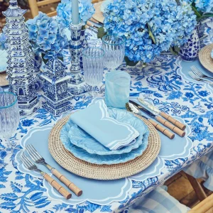 Online Serena Cornflower Blue Placemats (Set Of 4) Placemats