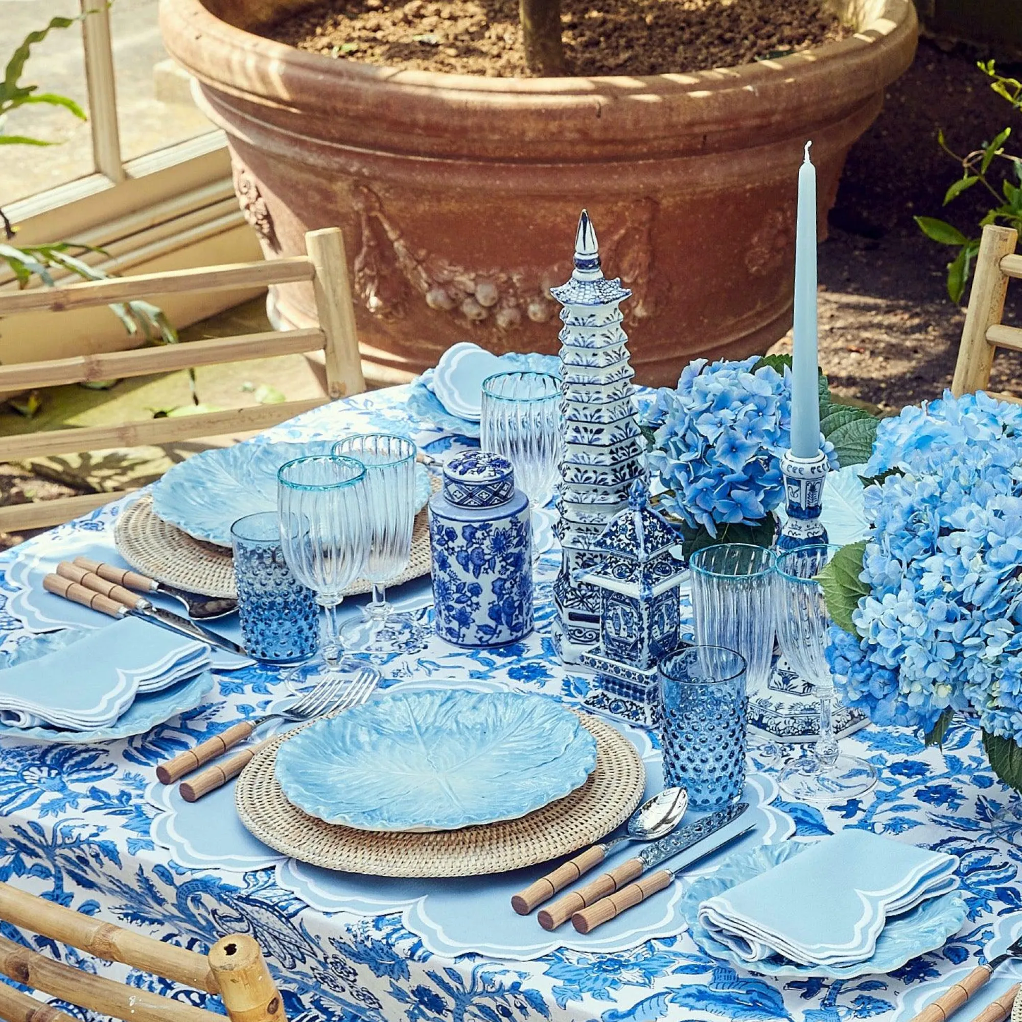 serena_cornflower_blue_pl_4.webp Online Serena Cornflower Blue Placemats (Set Of 4) Placemats