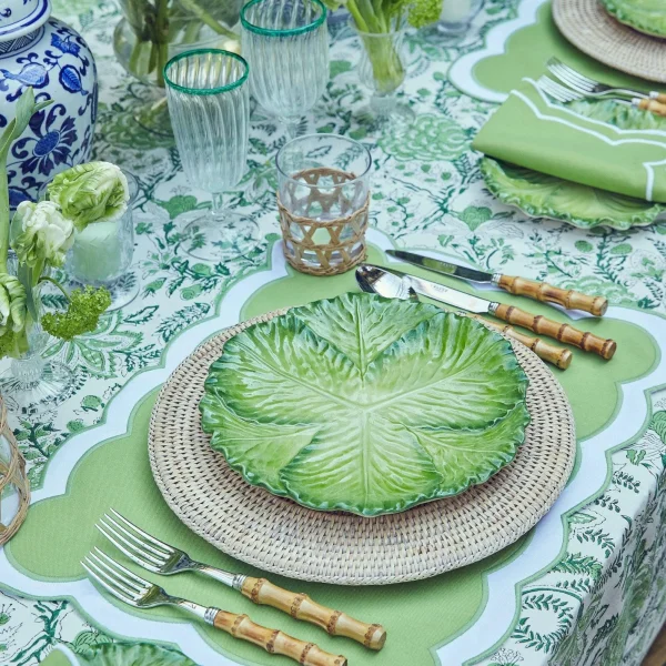 Cabbage Dining Set Best Serena Green Cabbage Dinner Plate (Set Of 4) Crockery Sets ...
