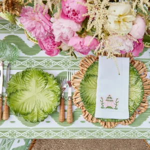 New Serena Green Cabbage Starter Plate Cabbage Crockery