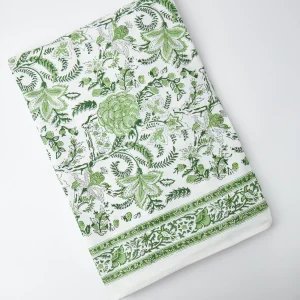 Sale Serena Green Tablecloth Tablecloths