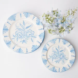 Cheap Seville Blue Gardenia Dinner Plate Dinner Plates