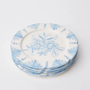 Cheap Seville Blue Gardenia Dinner Plate Dinner Plates